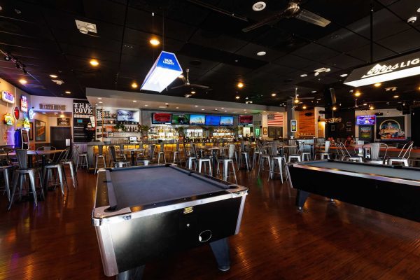 Pool Tables at The Cove Bar and Grill